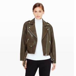 Club Monaco Vaeda Leather Jacket // Size XS